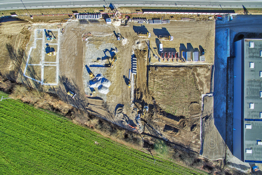 Suivi de chantier village d'entreprises Sillingy (du 21 au 4 décembre)